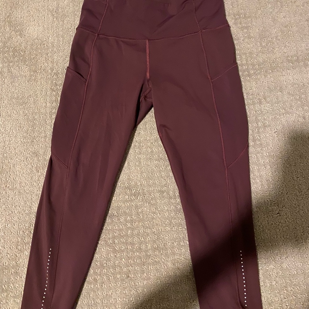 Cropped Lululemon fast & free leggings